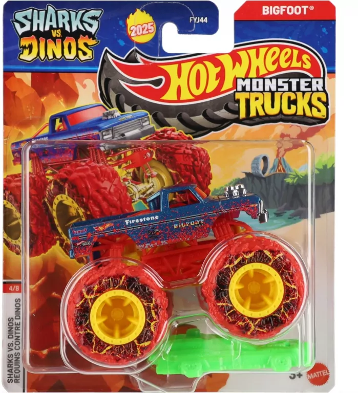 Hot Wheels. Monster Trucks Pojazd 1:64 - tantis.pl