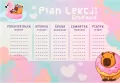 PLAN LEKCJI A5 NAKLEJ NA ZESZ KAPIBARA STK - tantis.pl