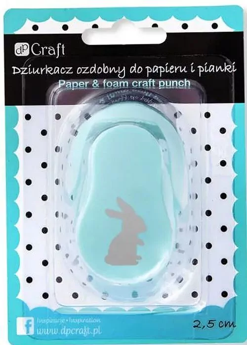 Dziurkacz ozdobny do papieru i pianki 2,5cm zając - tantis.pl