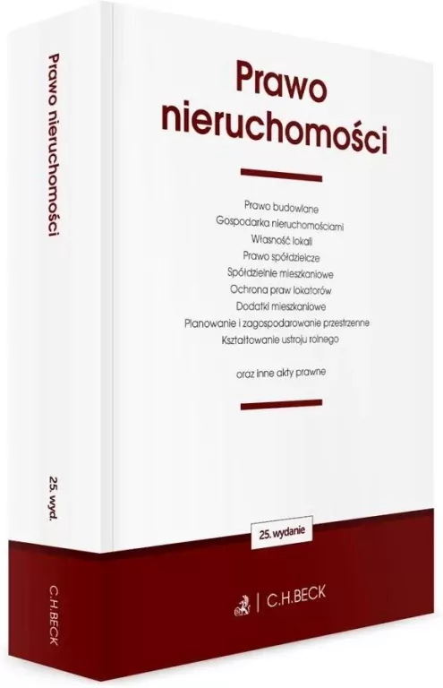 Prawo nieruchomości oraz inne akty prawne w.25 - tantis.pl