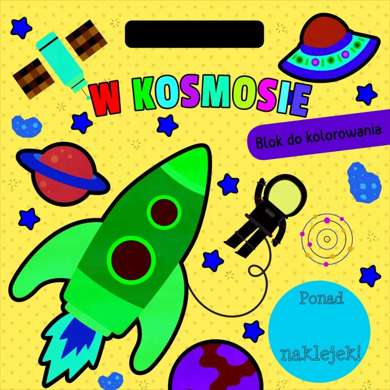 W kosmosie. Blok do kolorowania - tantis.pl
