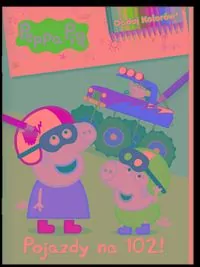 Peppa Pig. Dodaj kolorów cz. 7 Pojazdy na 102! - tantis.pl