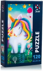 De.tail. Puzzle 120. Mały słodki jednorożec