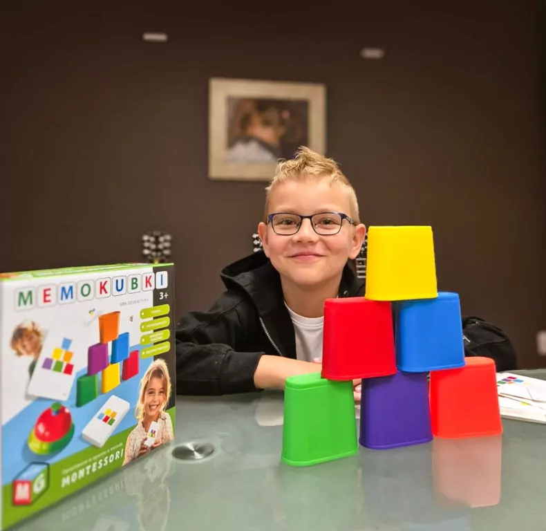 Memokubki. Zabawka edukacyjna Montesori - tantis.pl