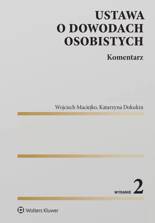 Ustawa o dowodach osobistych. Komentarz w.2 - tantis.pl
