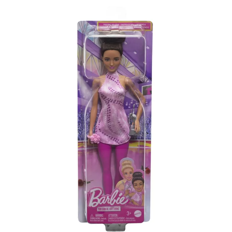 Barbie Kariera. Lalka Łyżwiarka figurowa - tantis.pl