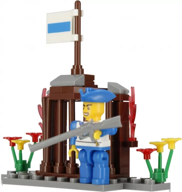 Klocki konstrukcyjne 59 elementów Pirat 525229 - tantis.pl