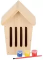 Hotel dla motyli drewniany DIY z farbami - tantis.pl