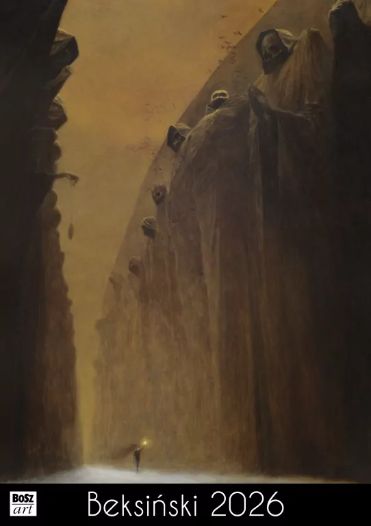 Kalendarz 2026 - Beksiński wzór 4 A3 - tantis.pl