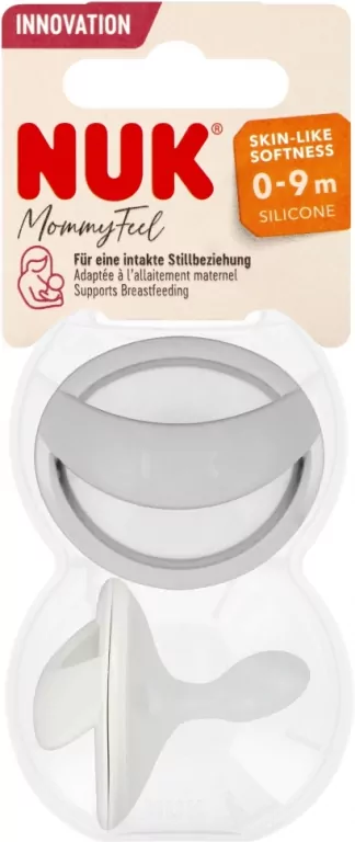 NUK. Mommy Ful. Smoczki 0-9 miesięcy. Szary - tantis.pl