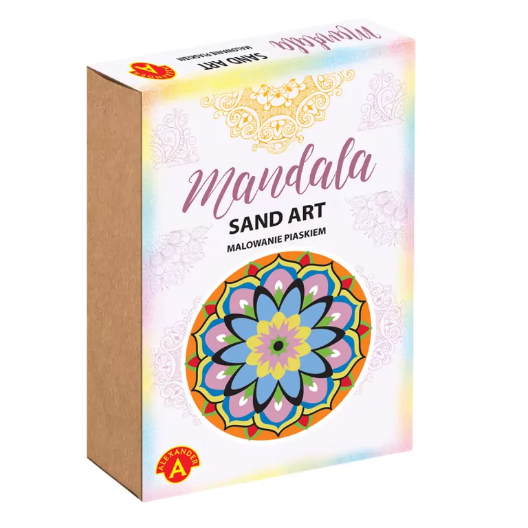 Piaskowe Malowanki Mandala 1 Sand Art - tantis.pl