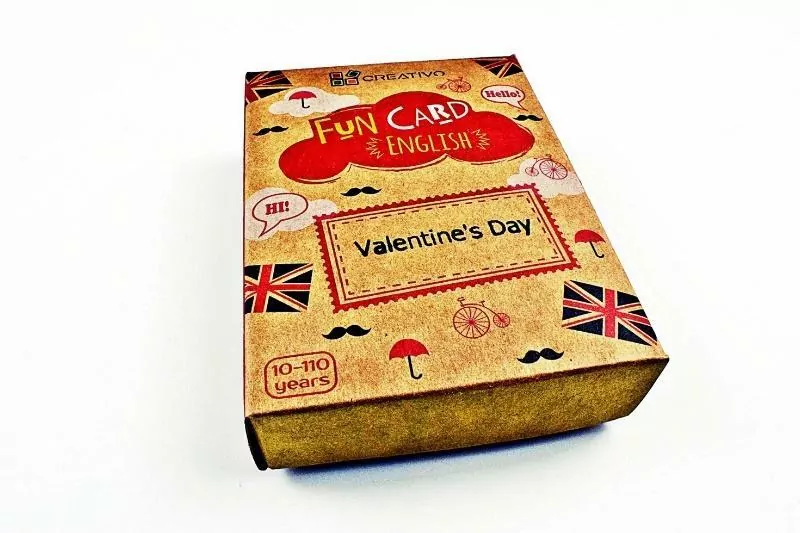 Fun Card English. Valentine's Day - tantis.pl