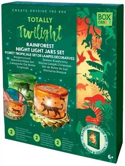 Zestaw kreatywny. Nocne lampki. Zwierzęta, 2 sztuk - tantis.pl