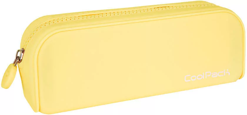 Piórnik saszetka silikonowa Coolpack tube pastel powder yellow - tantis.pl