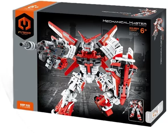 Mecha wojownik czerwony 1100 el. - tantis.pl