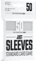 Gamegenic: Just Sleeves - Standard Card Game Sleeves (66x91 mm), Białe, 50 sztuk - tantis.pl