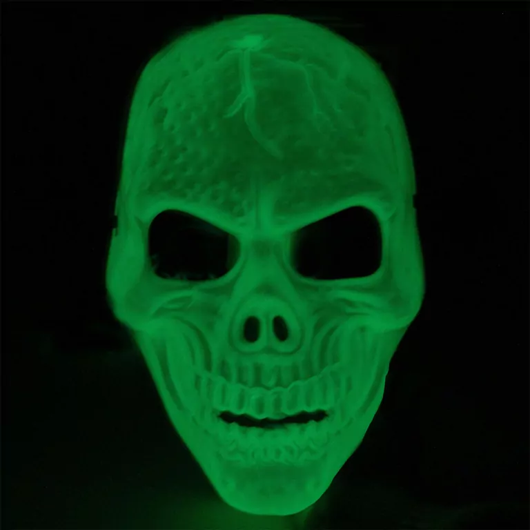 Maska świecąca w ciemności czaszka - tantis.pl