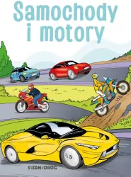 Samochody i motory - kolorowanka edukacyjna