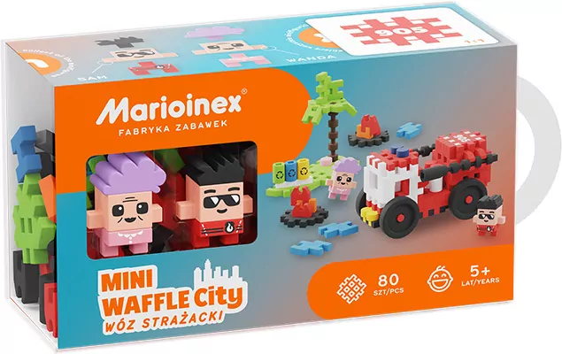 Mini Waffle City. Wóz strażacki - tantis.pl