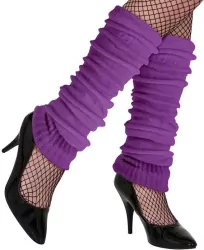 Ocieplacze na nogi fioletowe