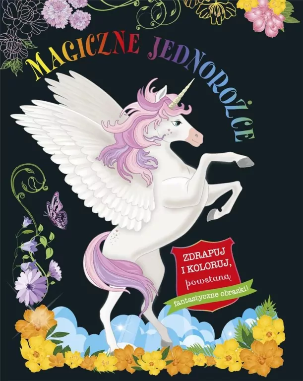 Zdrapuj i koloruj. Magiczne jednorożce - tantis.pl