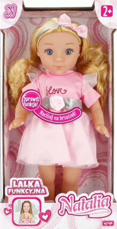 Lalka Natalia funkcyjna 36cm - tantis.pl
