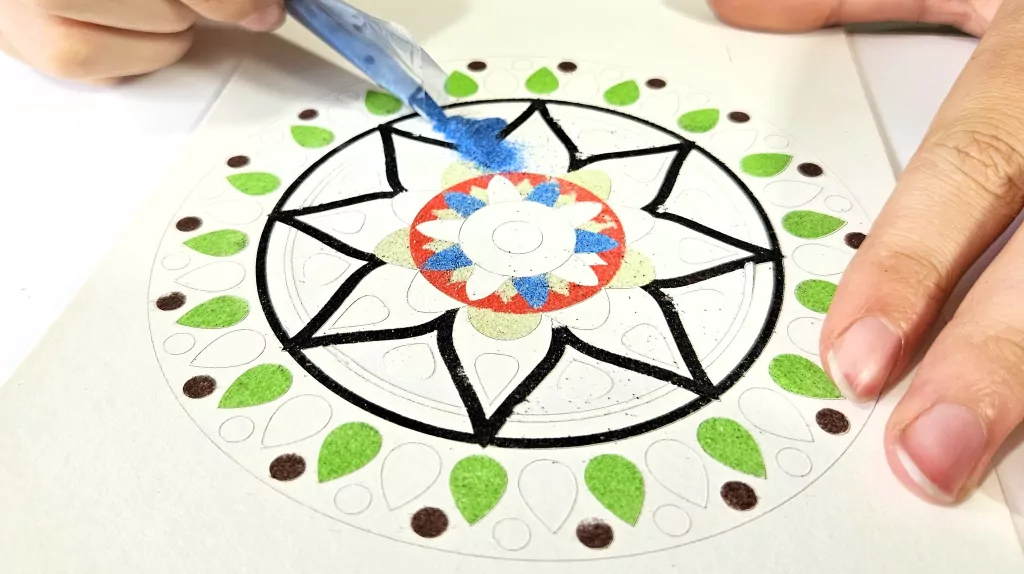 Piaskowe Malowanki Mandala Sand Art - tantis.pl