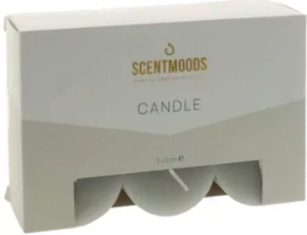 Rustykalna świeca w kolorze Green 5x5cm - tantis.pl