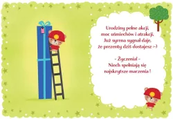 Karnet B6 Urodziny 4 - Straż Pożarna