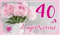Zaproszenie Urodziny 40 - tantis.pl