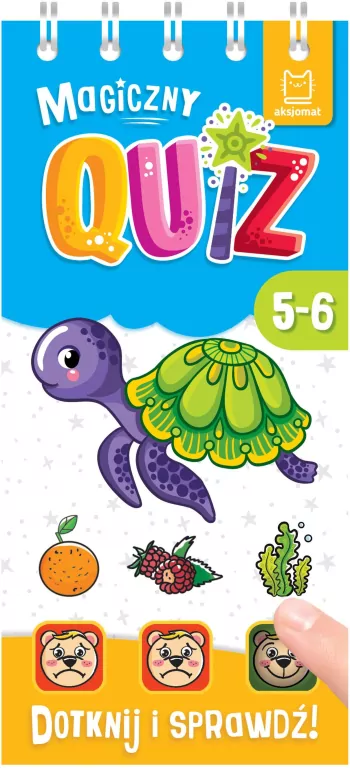 Magiczny quiz. Dotknij i sprawdź. 5-6 lat - tantis.pl