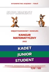 Matematyka z wesołym kangurem. Suplement 2022. Kadet / Junior / Student