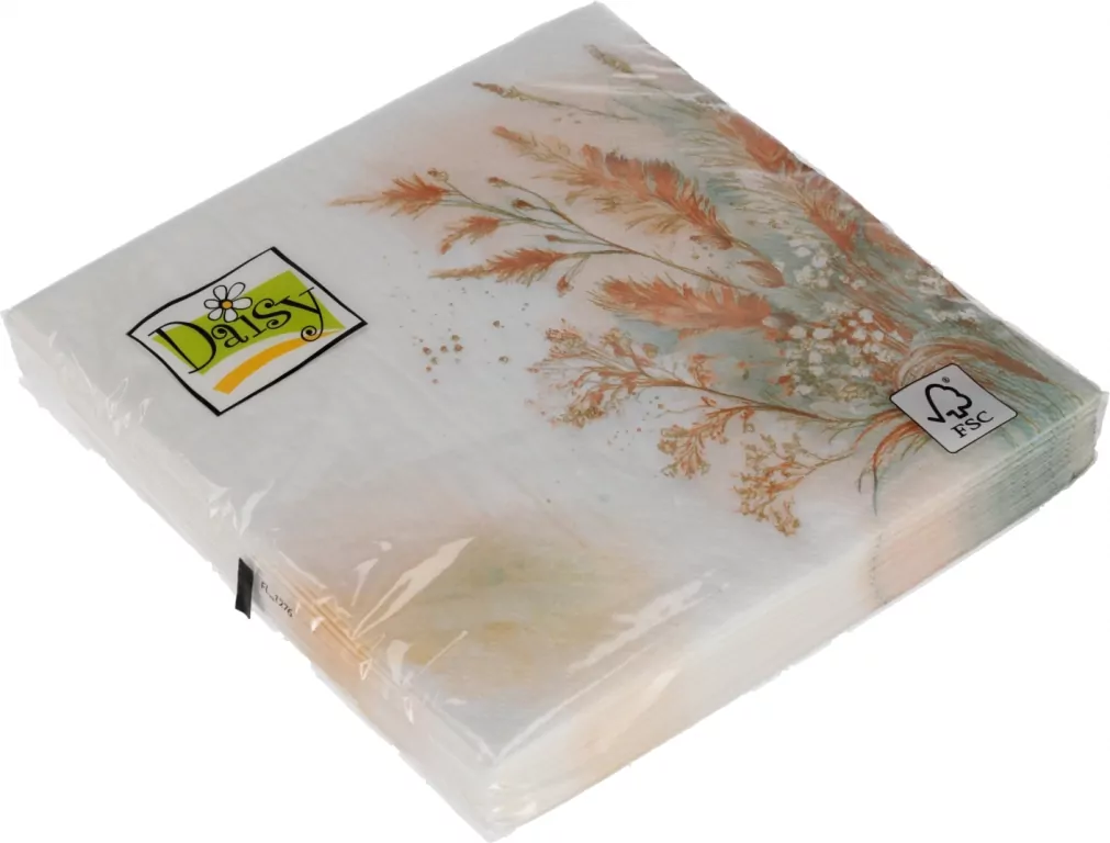 SERWETKA PAP 3W 330X330 TRAWY DAISY PM OP - tantis.pl
