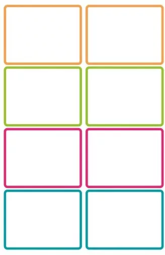 Naklejki do oznaczania - 48x34mm 16 naklejek - tantis.pl