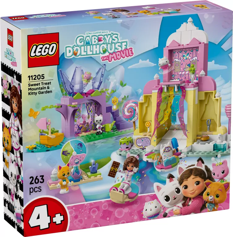 LEGO® Koci domek Gabi. Łakociowa Góra i Kiciowy Ogródek. 11205 - tantis.pl
