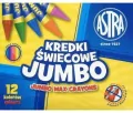 Kredki świecowe. Jumbo. 12 kolorów - tantis.pl