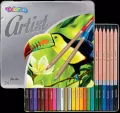 Kredki Colorino artist ołówkowe okrągłe 24 kolory metalowe pudełko - tantis.pl