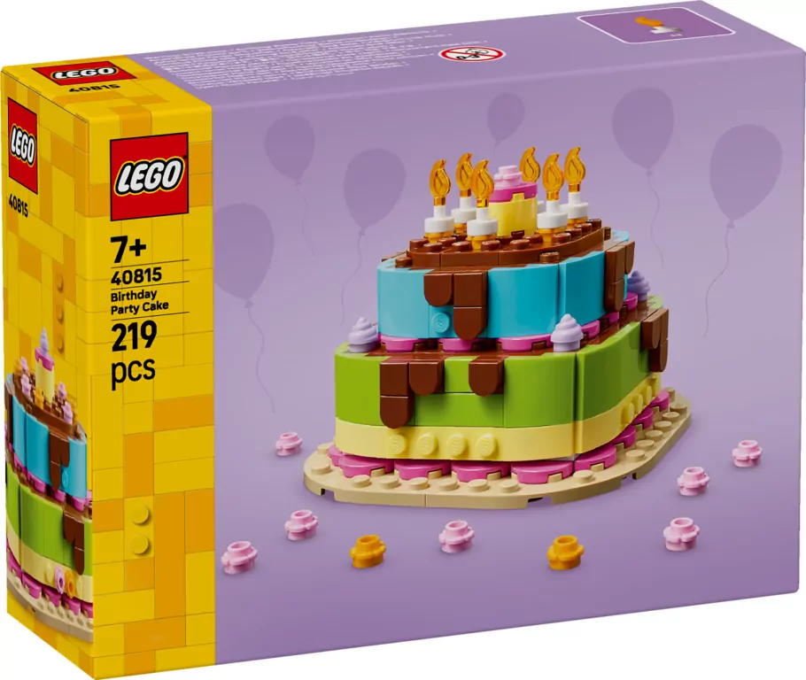 LEGO® Tort na przyjęcie urodzinowe 40815 - tantis.pl