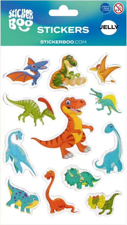 Naklejki Sticker BOO Dinozaury - tantis.pl