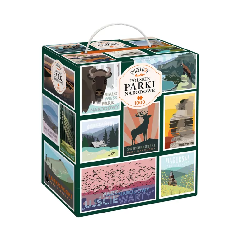Puzzlove CzuCzu Polskie Parki Narodowe 1000 elementów - tantis.pl