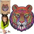 Puzzle drewniane eko 126. Majestatyczny tygrys - tantis.pl