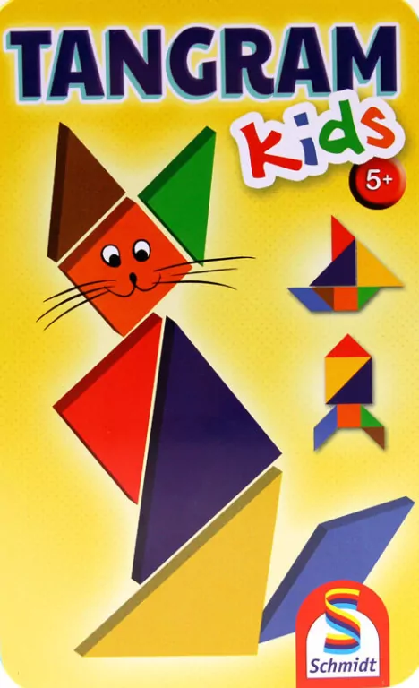 Gra Tangram dla dzieci w metalowej puszce - tantis.pl