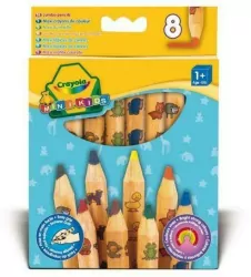 Kredki ołówkowe. Jumbo. 8 kolorów