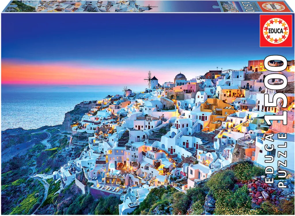 Puzzle 1500 Santorini/Grecja. 110473 - tantis.pl