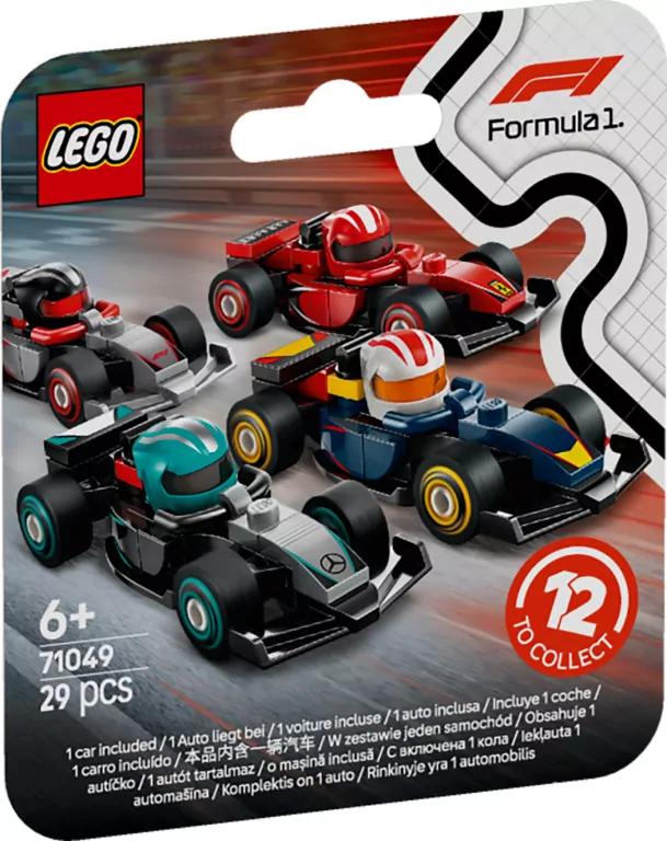LEGO® Kolekcjonerskie bolidy F1® 71049 - tantis.pl