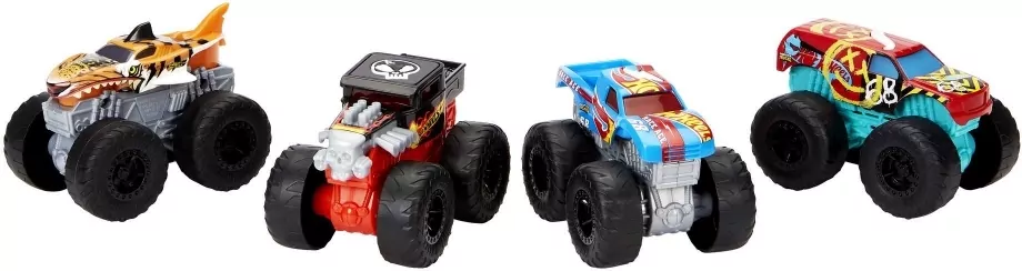 Hot Wheels Monster Trucks Roarin Wreckers Pojazd 1:43 - tantis.pl