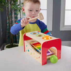 Drewniane cymbałki z przebijakiem. Fisher-Price - tantis.pl