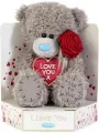 Miś - Love You x z różą 18cm - tantis.pl