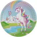 Talerze owalne papierowe 23cm 8szt - tantis.pl