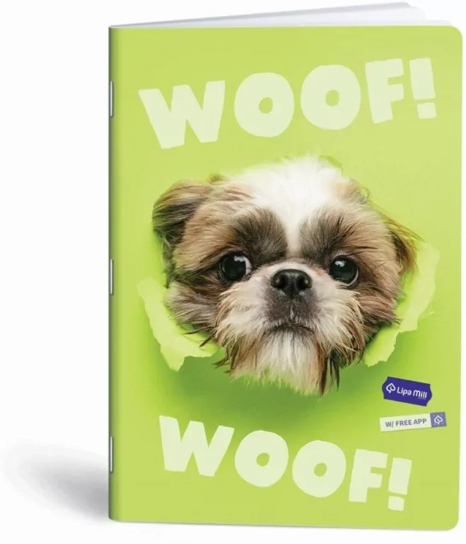 Zeszyt A5/32K kratka Woof mix  MAR MAR - tantis.pl